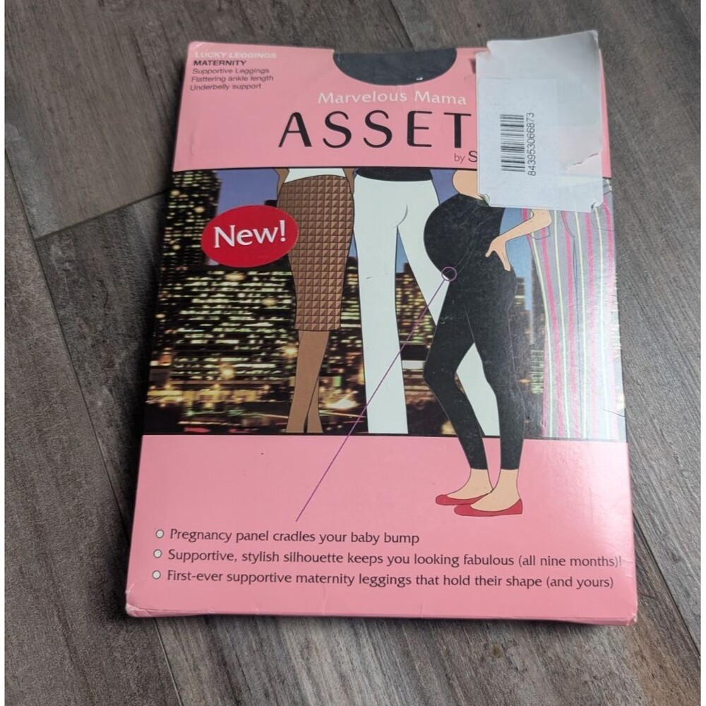 ASSETS by Spanx "Marvelous Mama" Lucky Leggings Black Size 1 Underbelly Support